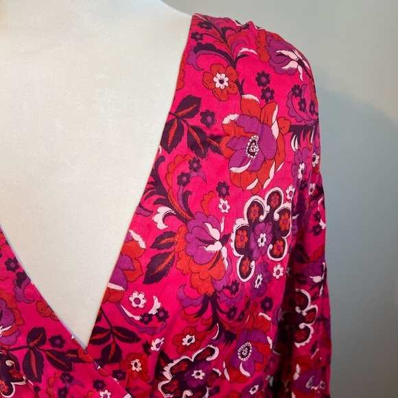 Maeve Anthropologie Wrap Mini Dress - Large - Picture 6 of 10